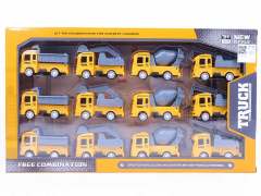 Pull Back Construction Truck(12in1) toys