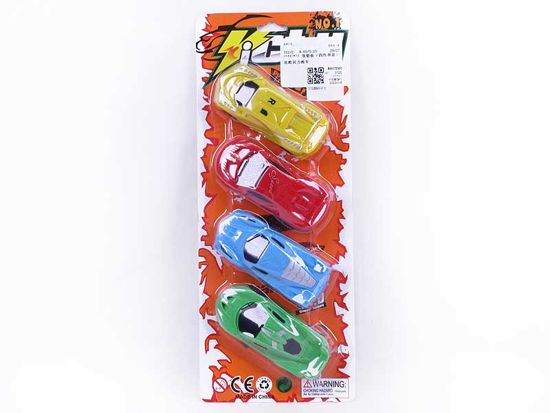 Pull Back Sports Car(4in1) toys