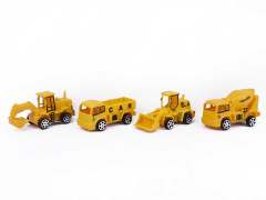 Pull Back Construction Truck(4in1) toys