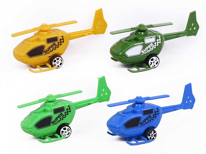 Pull Back Helicopter(2in1) toys