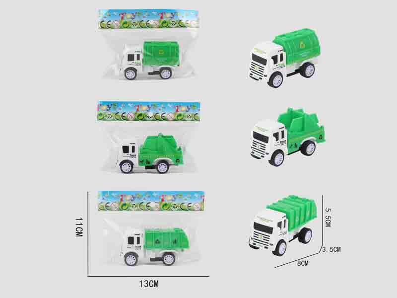 Pull Back Sanitation Truck(3S) toys