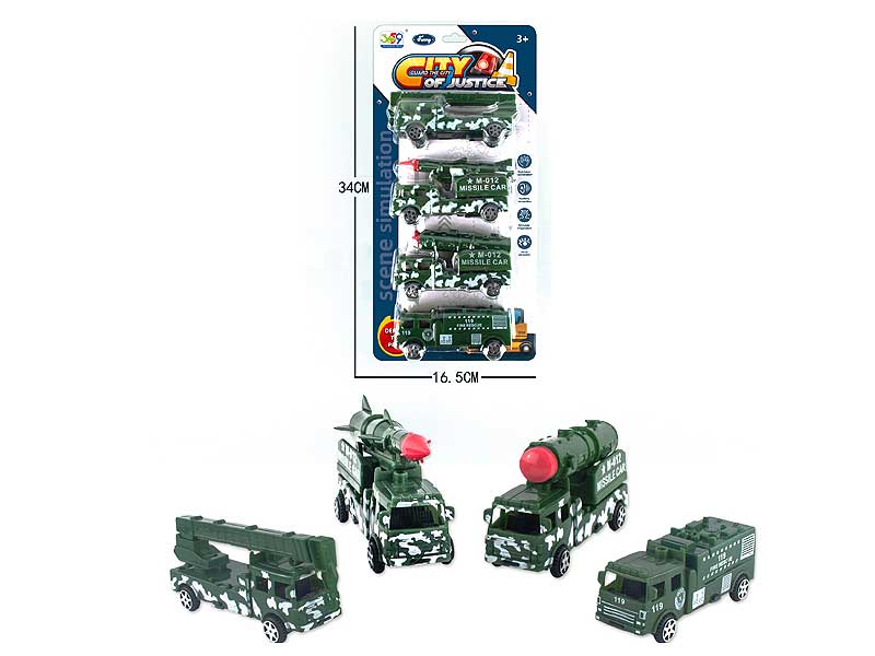 Pull Back Car(4in1) toys