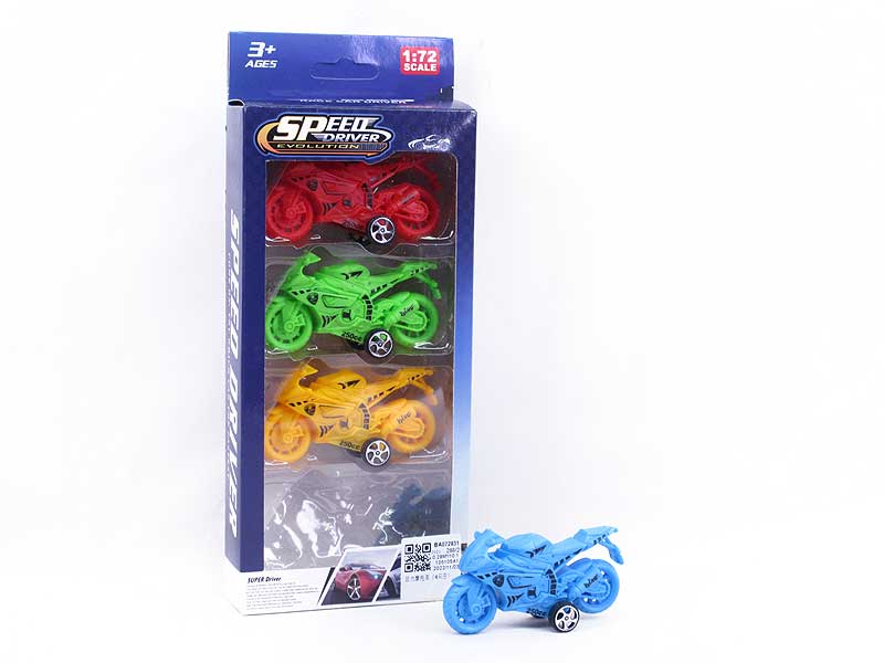 Pull Back Motorcycle(4in1) toys