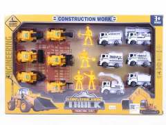 Pull Back Construction Truck & Free Wheel Construction Truck