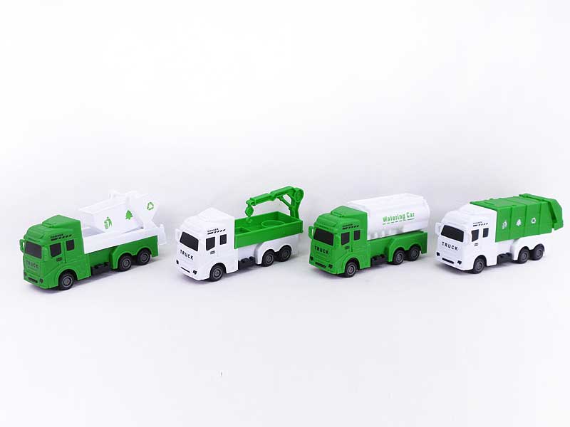 Pull Back Sanitation Truck(4S2C) toys