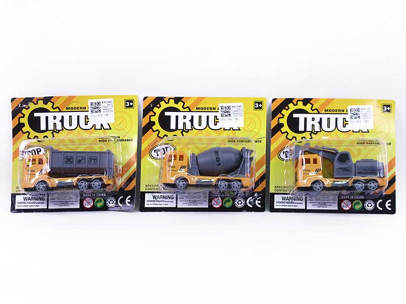 Pull Back Construction Truck(3S) toys