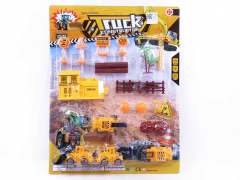 Pull Back Construction Truck Set