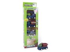 Pull Back Car(4in1) toys