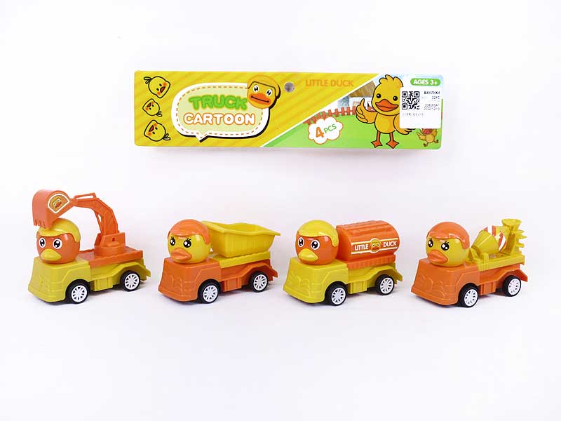 Pull Back Construction Truck(4in1) toys