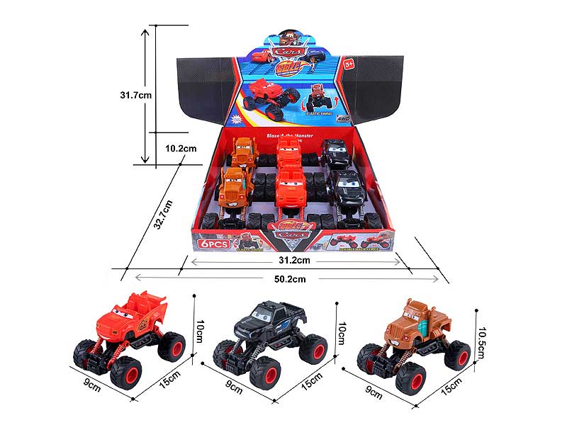 Pull Back Climbing Car(6in1) toys