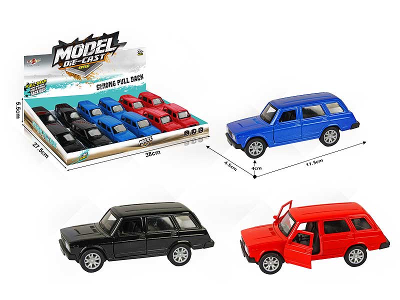 1:32 Die Cast Car Pull Back(12in1) toys