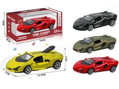 1:28 Die Cast Car Pull Back W/L_M(4C)