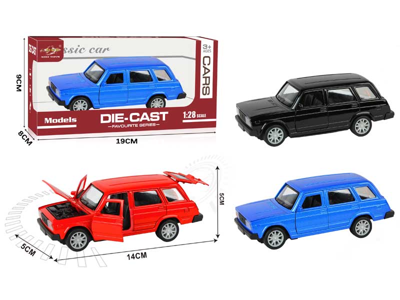 1:28 Die Cast Car Pull Back(3C) toys