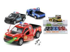 1:32 Die Cast Car Pull Back W/L_M(12in1) toys