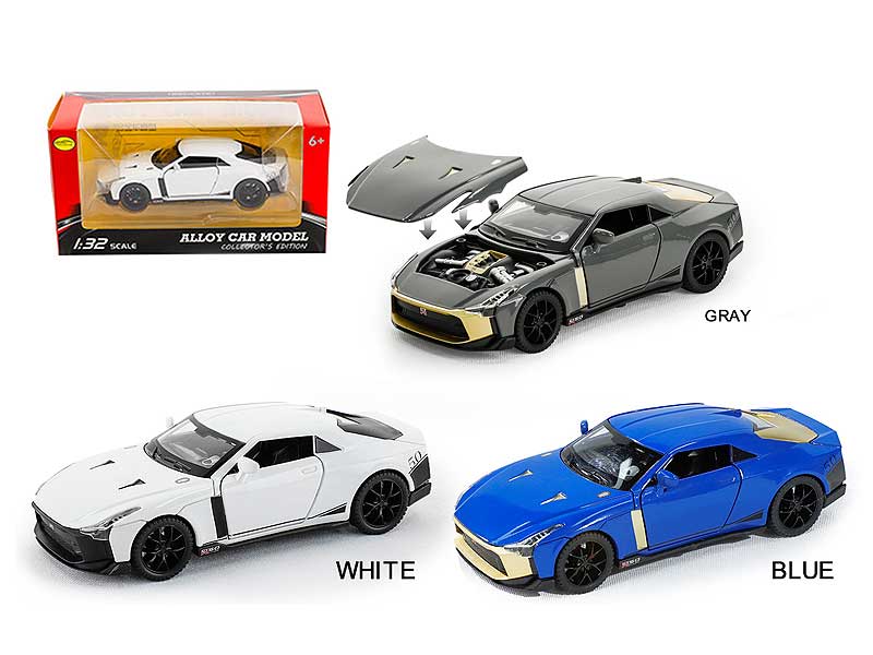 1:32 Die Cast Car Pull Back W/L_S(3C) toys