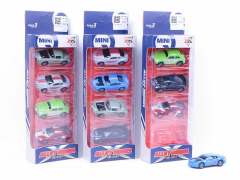 1:64 Die Cast Car Pull Back(4in1)