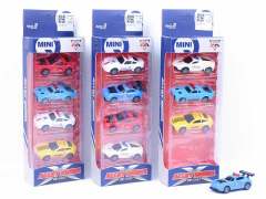 Die Cast Police Car Pull Back(4in1) toys