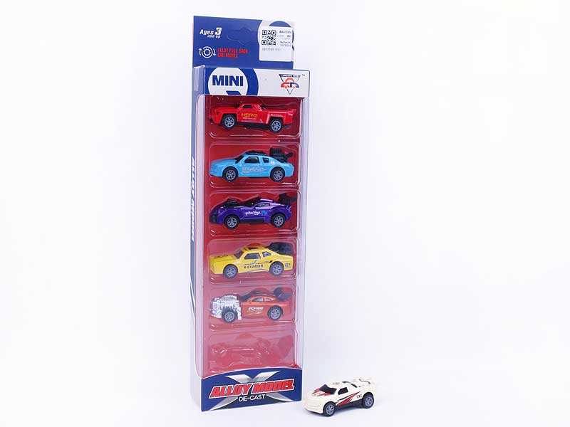 Die Cast Car Pull Back(6in1) toys