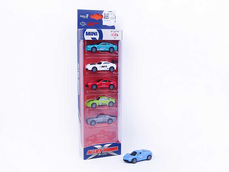 Die Cast Car Pull Back(6in1) toys