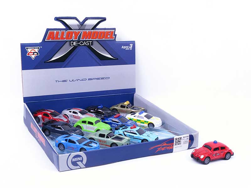 Die Cast Car Pull Back(12in1) toys