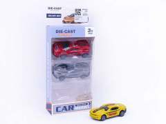 Die Cast Sports Car Pull Back(3in1)