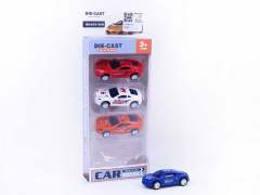 Die Cast Sports Car Pull Back(4in1)