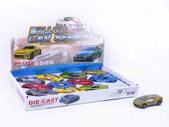 Die Cast Sports Car Pull Back(12in1) toys