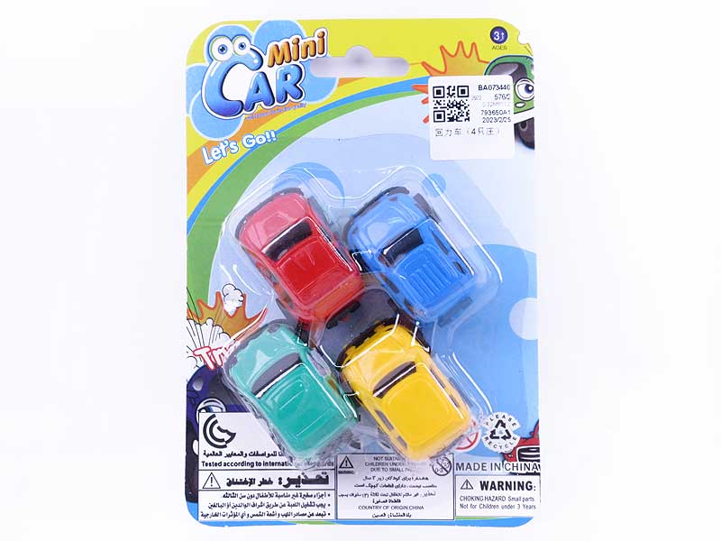 Pull Back Car(4in1) toys