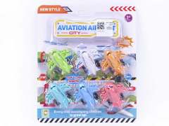 Pull Back Airplane(6in1) toys