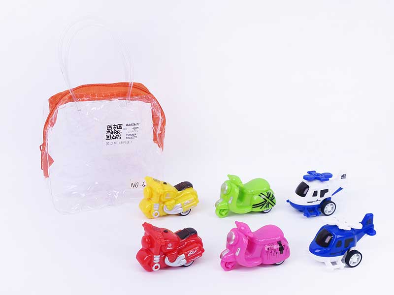 Pull Back Car(6in1) toys