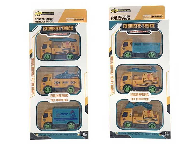 Free Wheel Construction Truck(3in1) toys