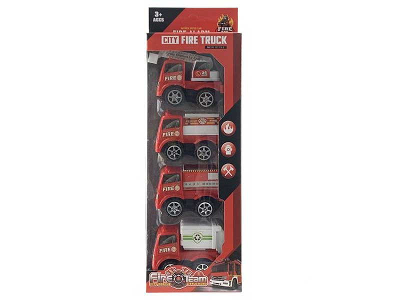 Pull Back Fire Engine(4in1) toys