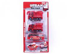 Pull Back Fire Engine(4in1)