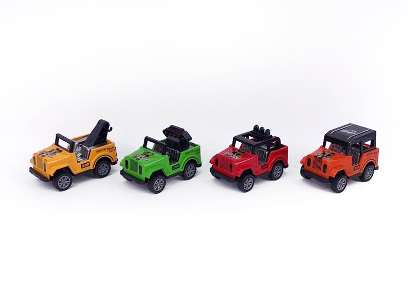 Pull Back Jeep(4in1) toys
