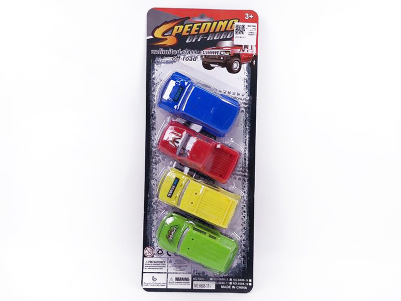 Pull Back Racing Car(4in1) toys