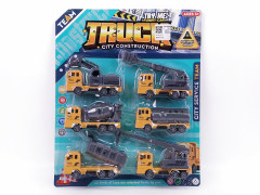 Pull Back Construction Truck(6in1) toys