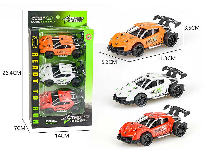 Pull Back Sports Car(3in1) toys