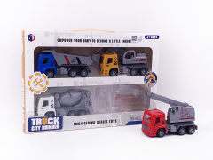 Pull Back Construction Truck(4in1) toys