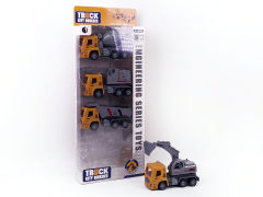 Pull Back Construction Truck(4in1) toys