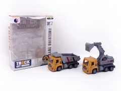 Pull Back Construction Truck(2in1) toys