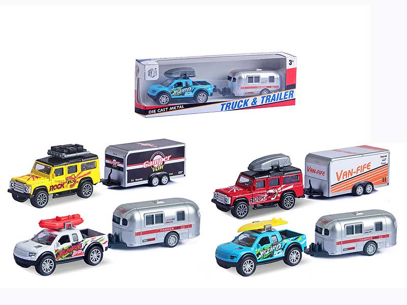 Die Cast Truck Pull Back(4S4C) toys