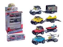 Die Cast Truck Pull Back(16in1)