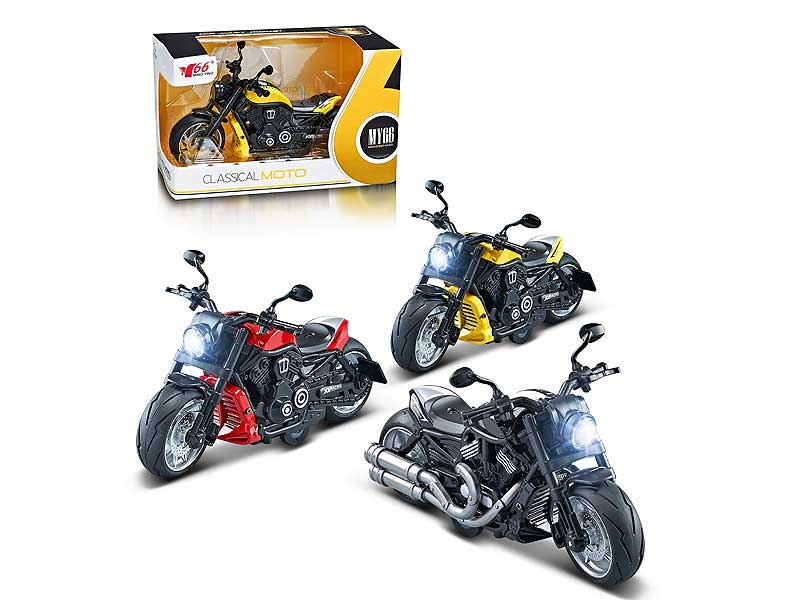 1:12 Die Cast Motorcycle Pull Back W/L_M(3C) toys