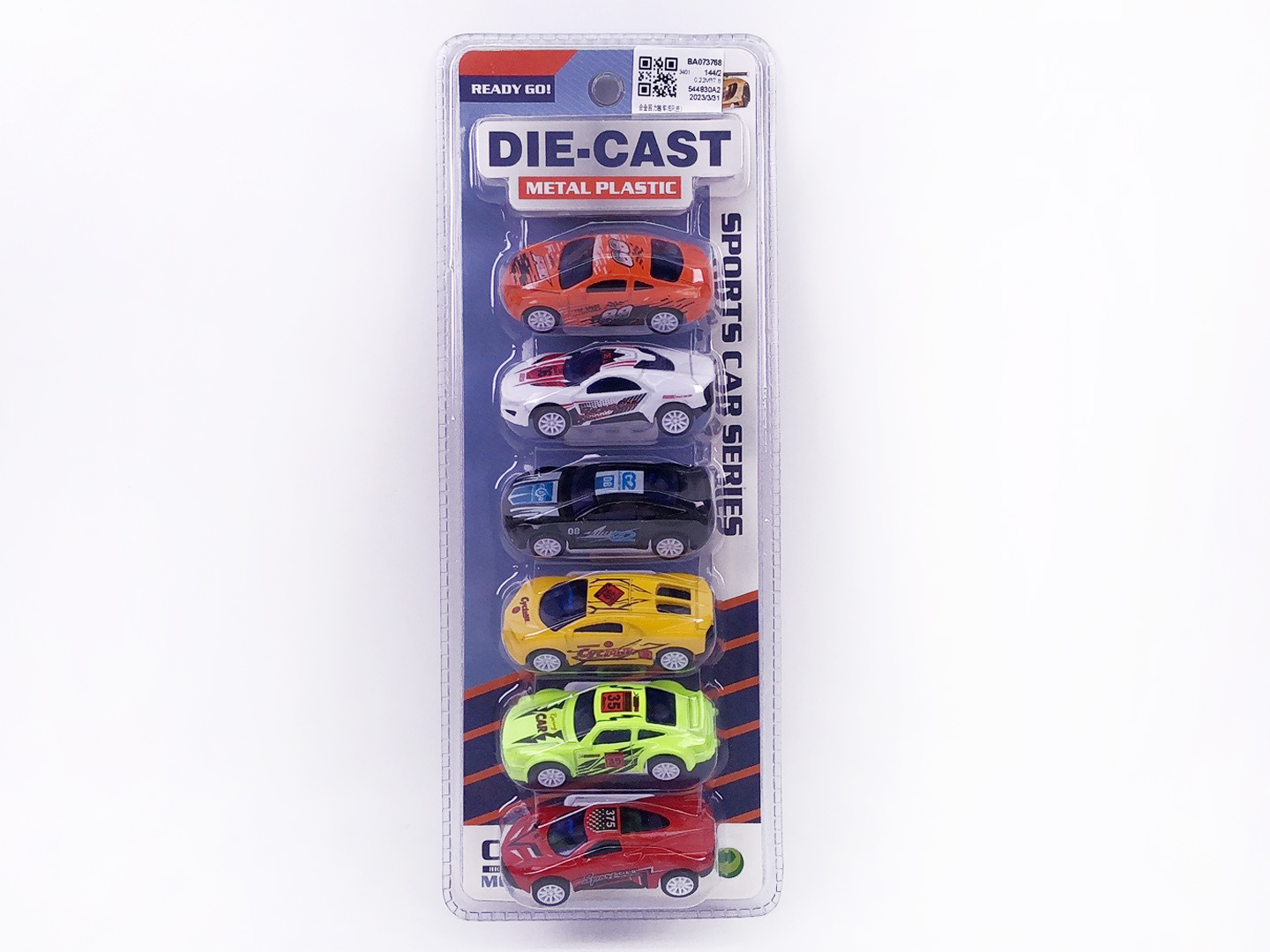 Die Cast Sports Car Pull Back(6in1) toys