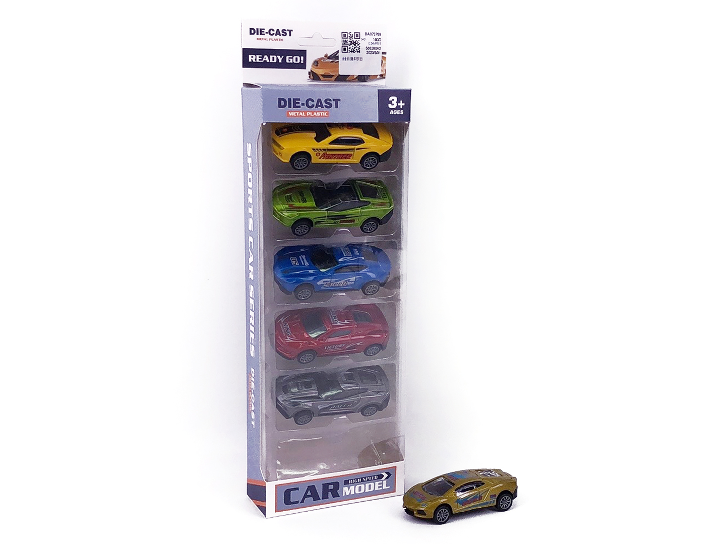 Die Cast Sports Car Pull Back(6in1) toys