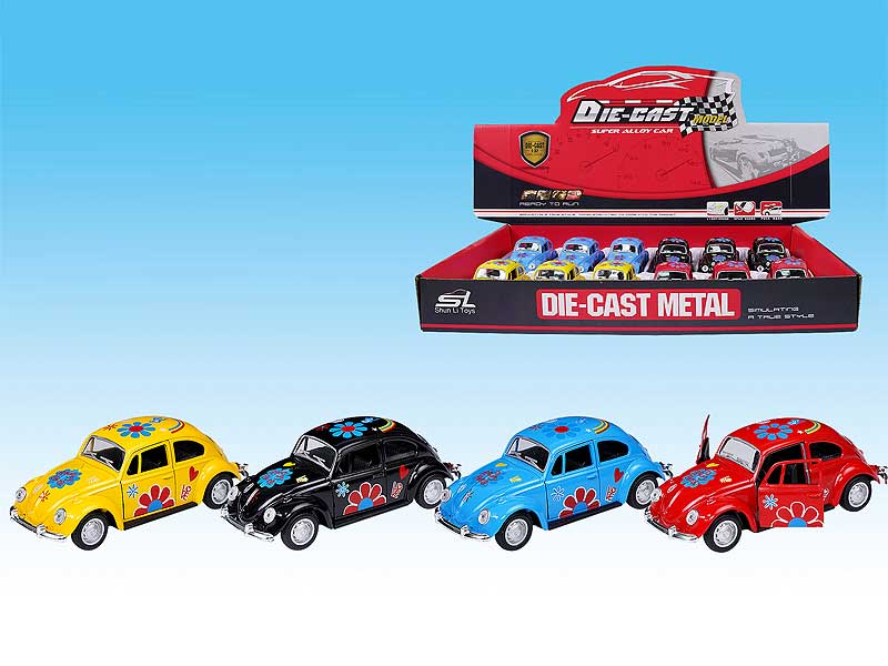 1:32 Die Cast Car Set Pull Back(12in1) toys