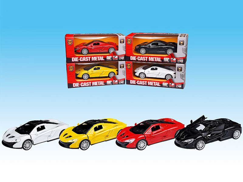 1:32 Die Cast Car Pull Back(4C) toys