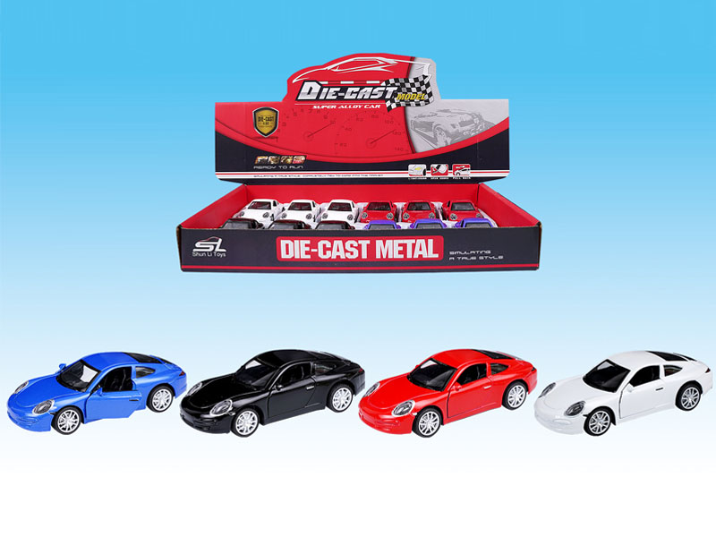 1:32 Die Cast Car Pull Back(12in1) toys