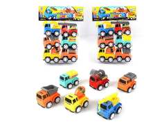 Pull Back Construction Truck(6in1) toys