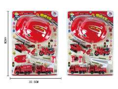 Pull Back Fire Engine Set(2S)